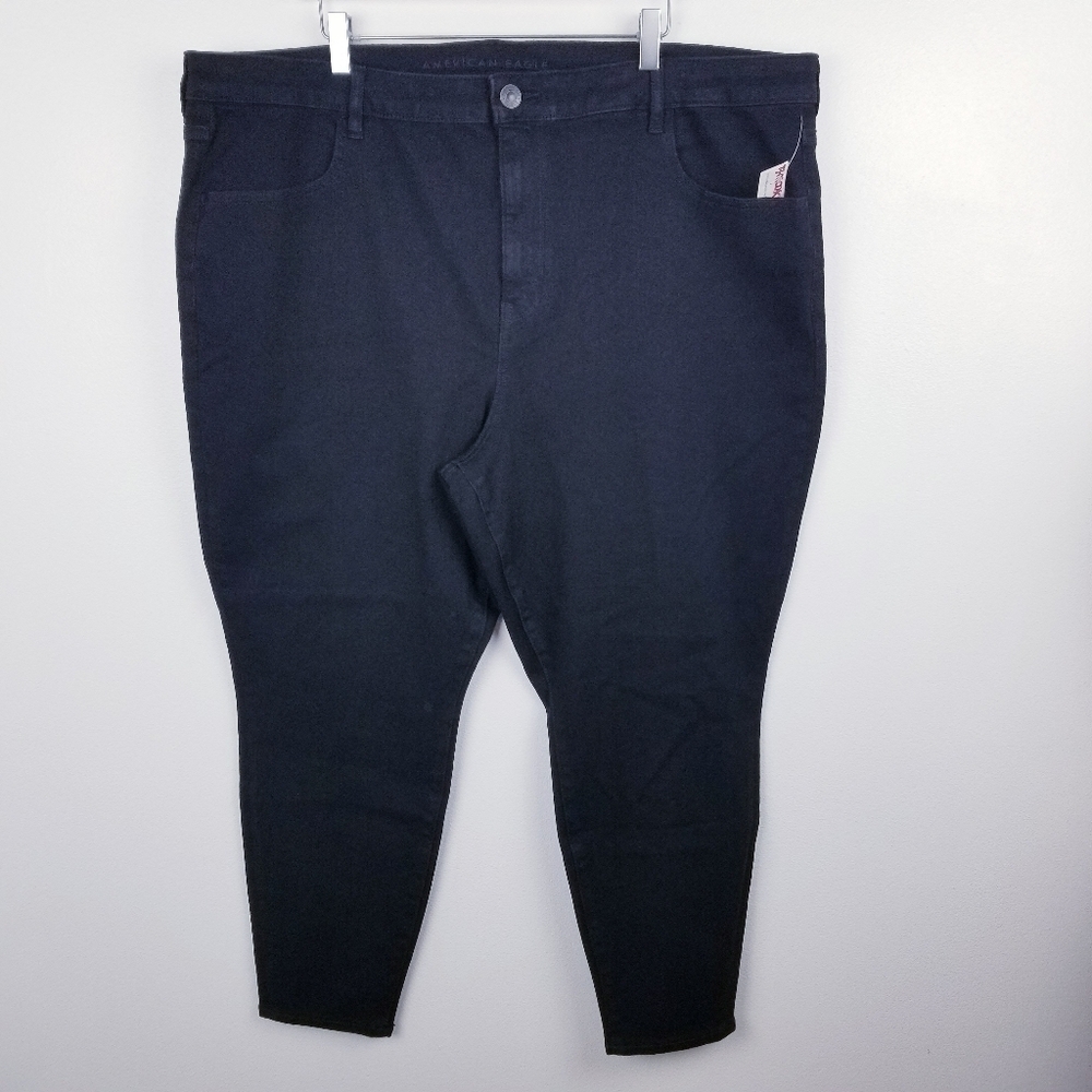 American Eagle Black Hi-Rise Jeggings NWT size 24 Short